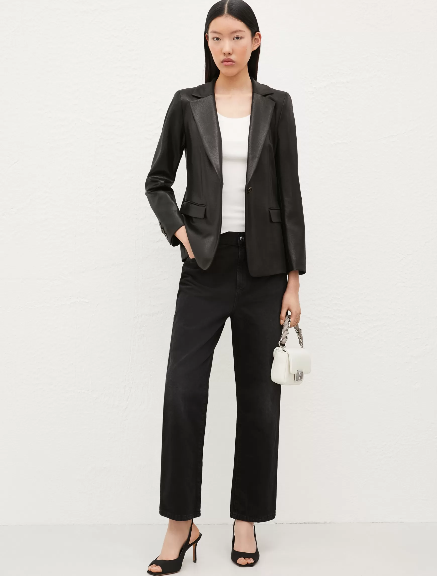 Marella Blazer In Jersey Lamé