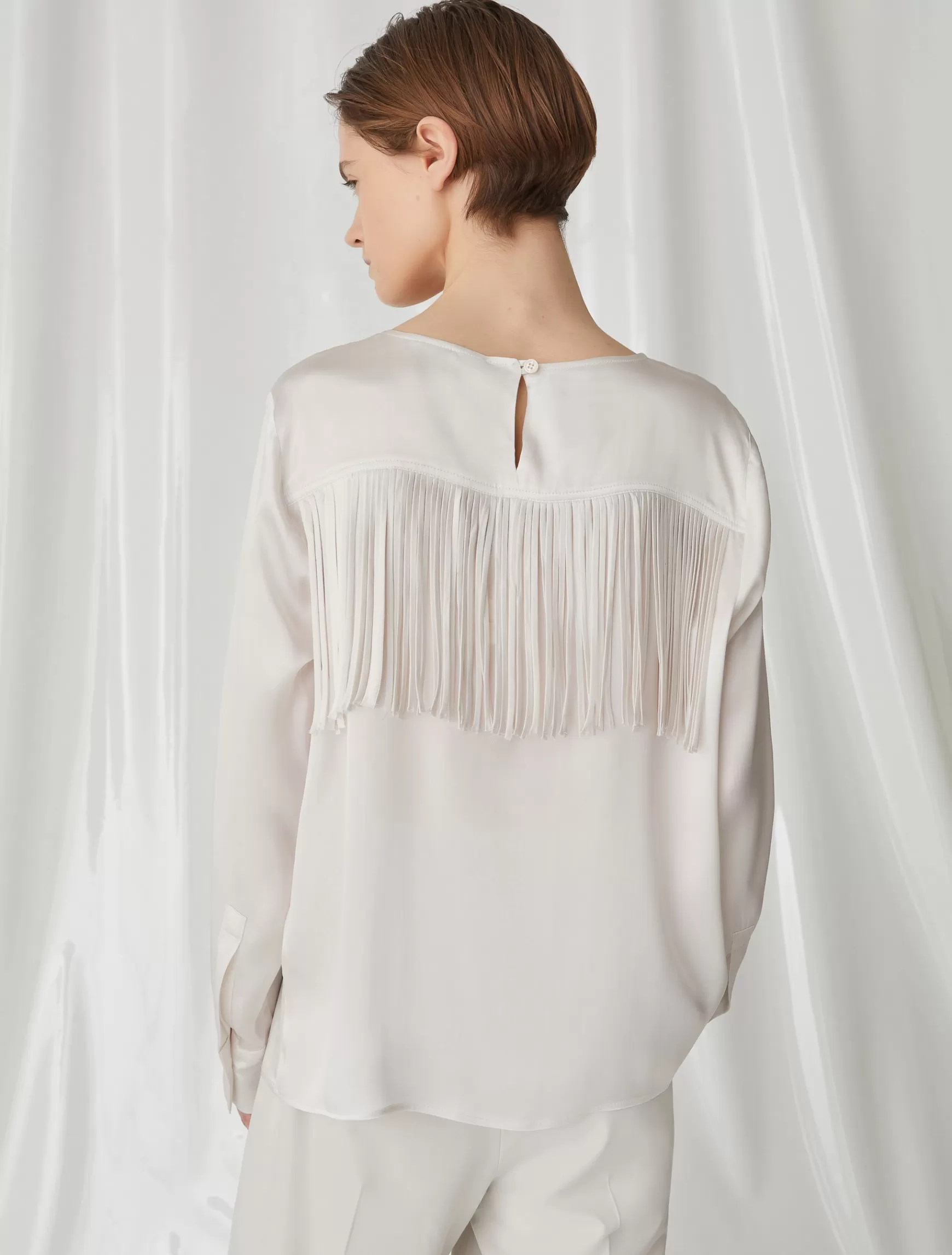 Marella Blusa Con Frange