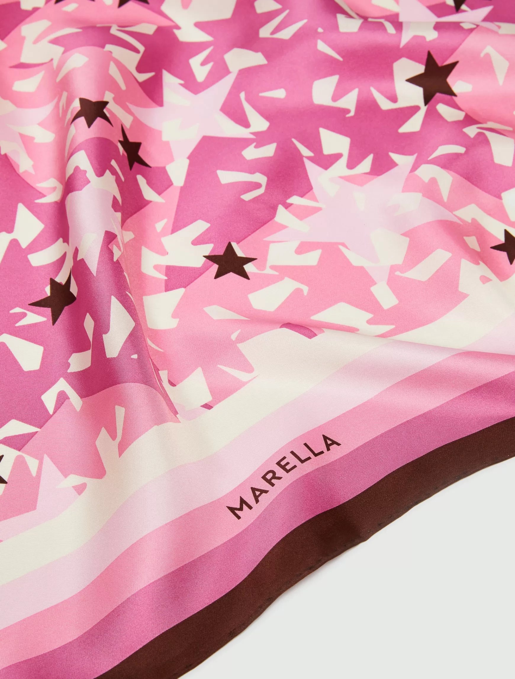 Marella Foulard In Seta Stampa Stelle