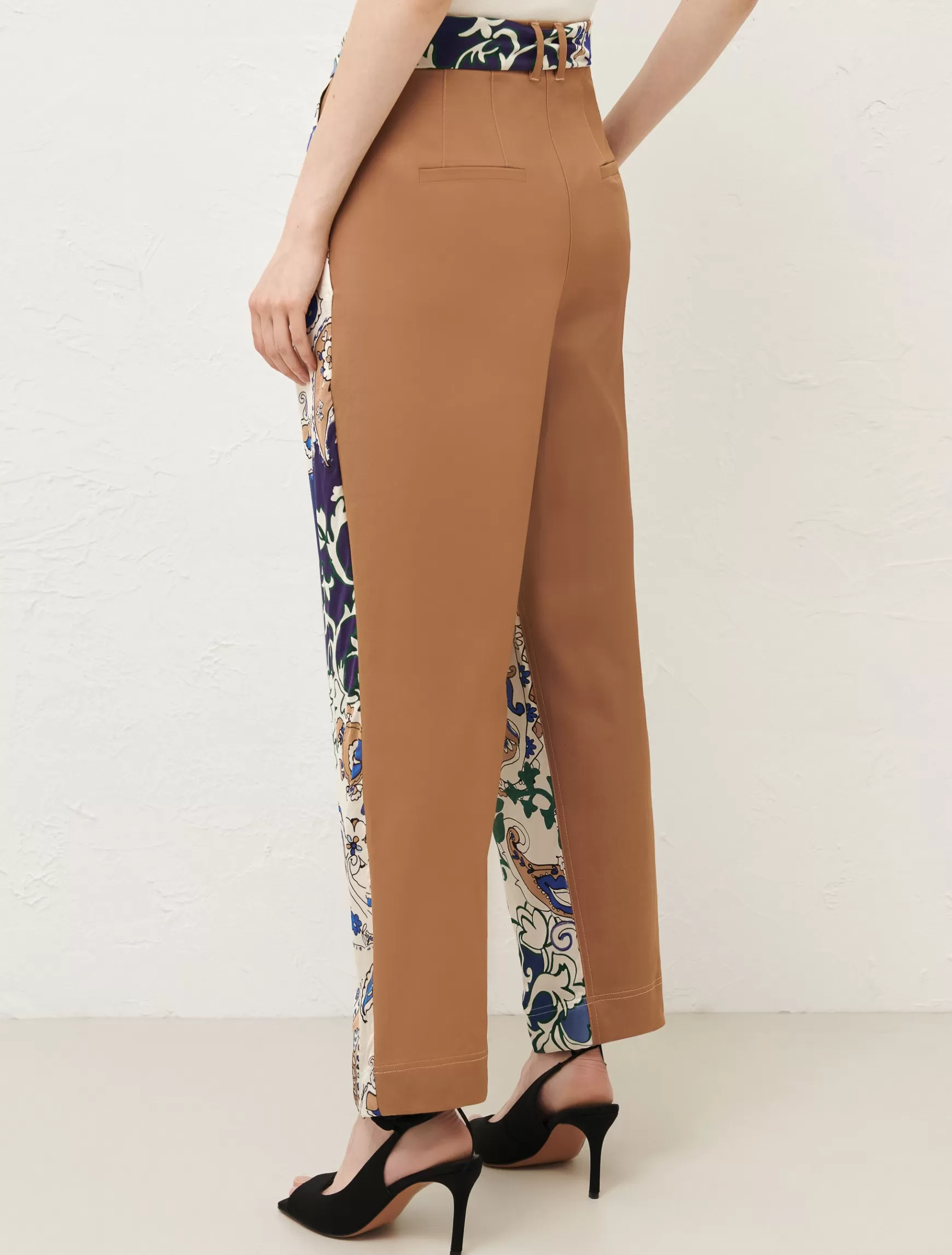 Marella Pantaloni Bi-materiale