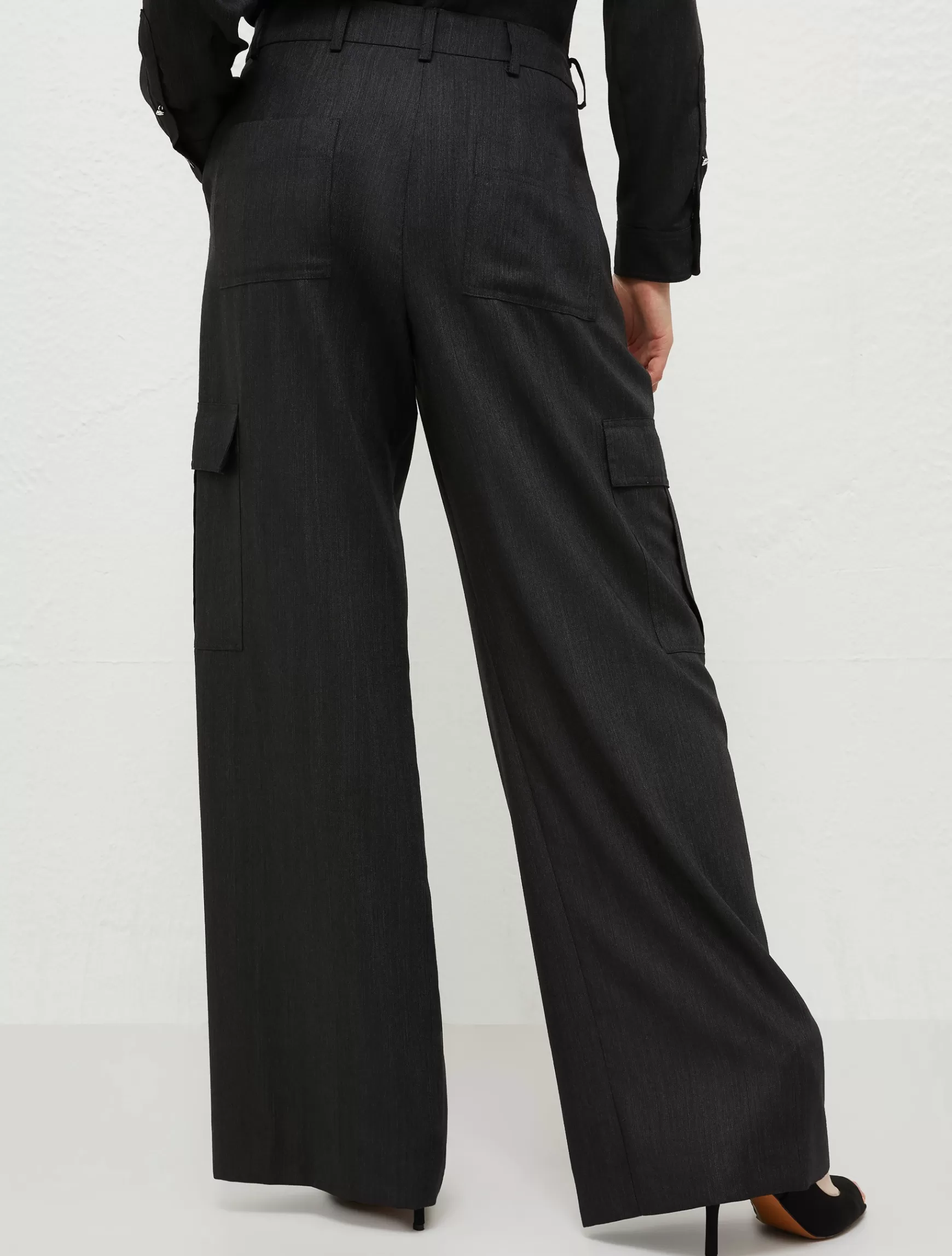 Marella Pantaloni Cargo Wide Leg