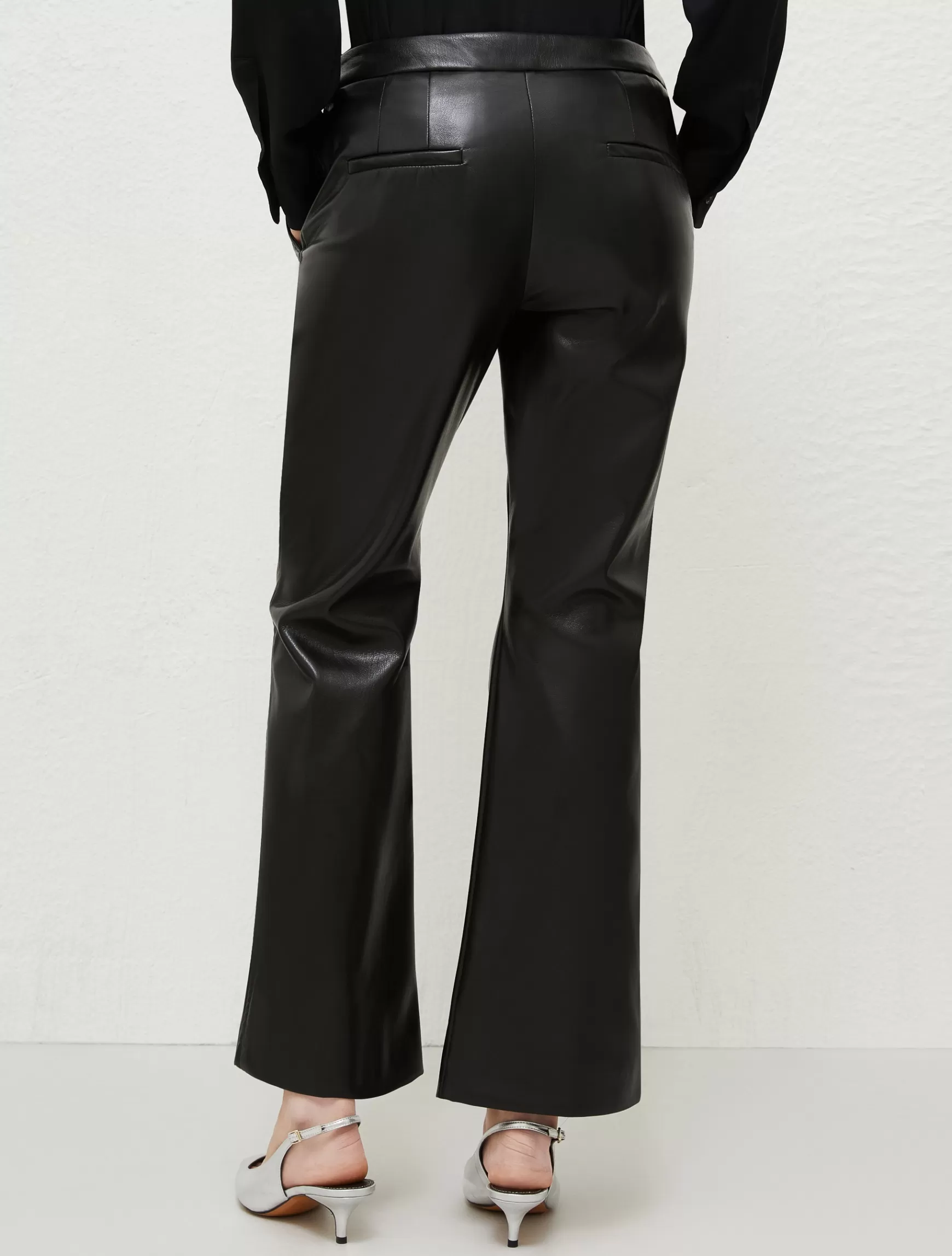 Marella Pantaloni Flare In Jersey Spalmato