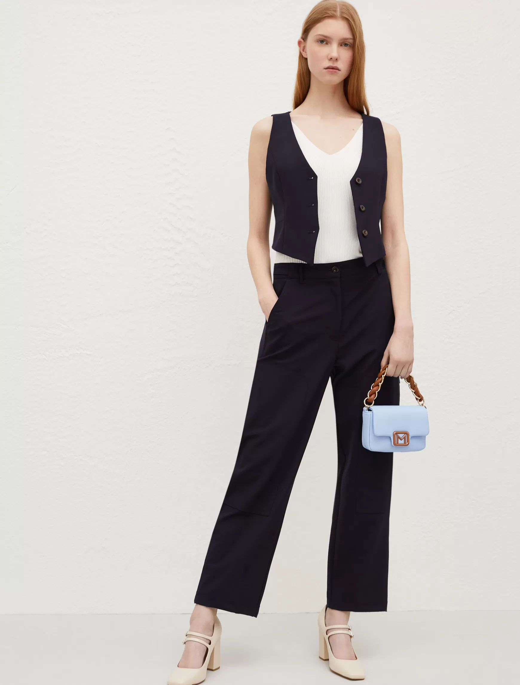 Marella Pantaloni In Tela Stretch