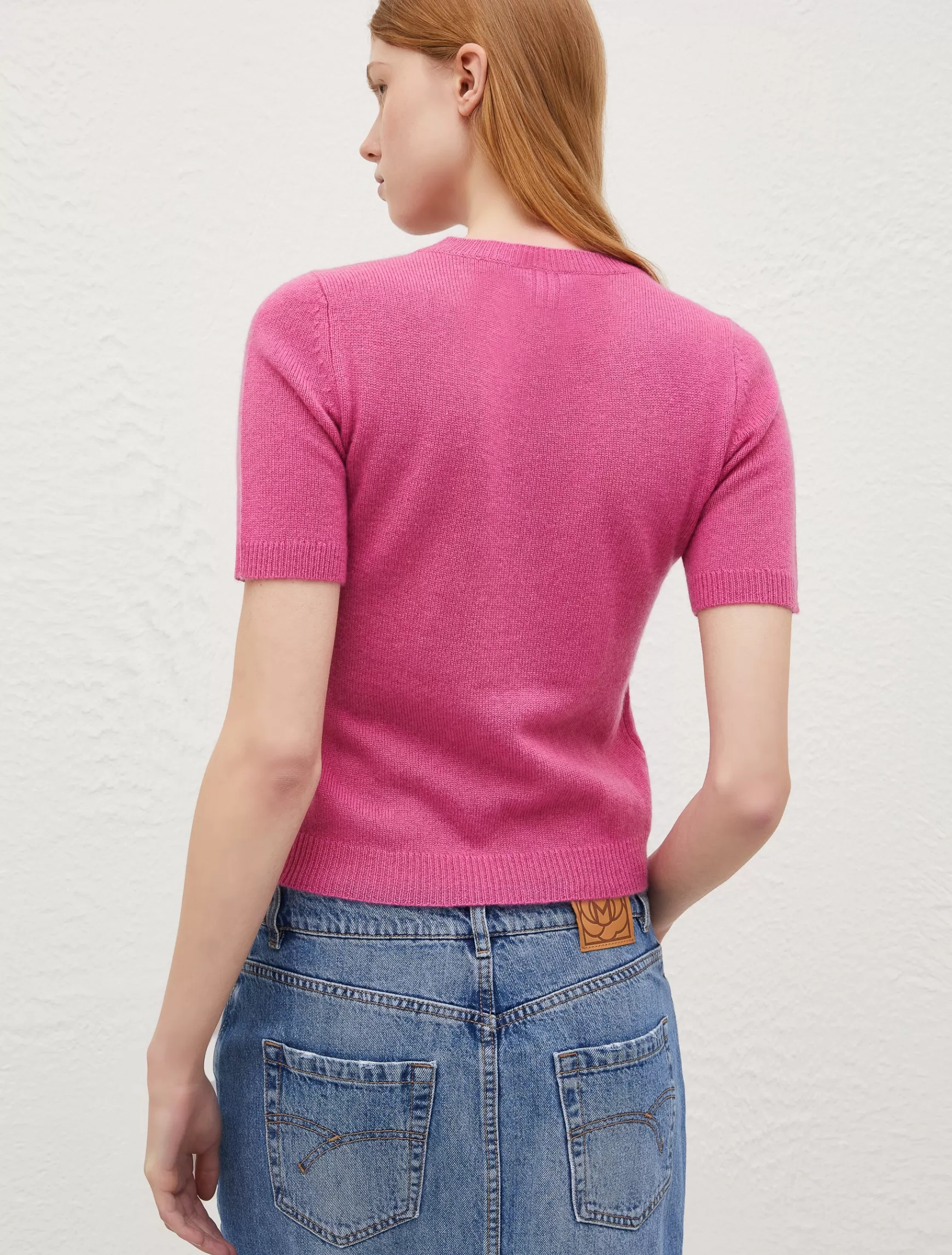 Marella T-shirt In Lana E Cashmere